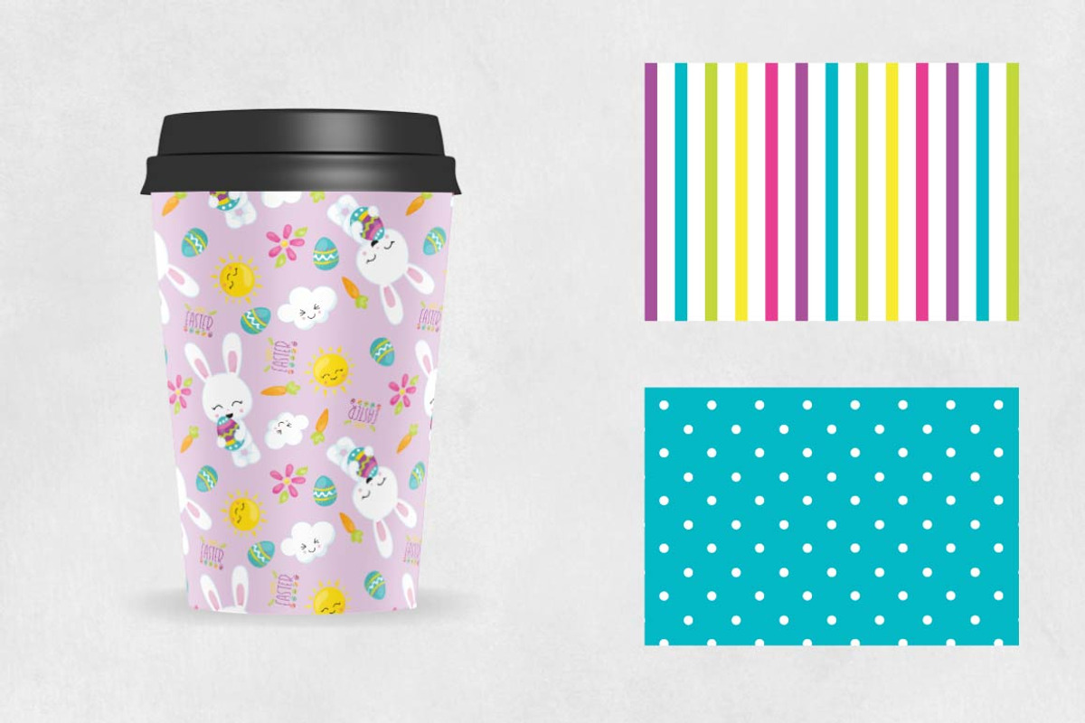 HAPPY EASTER Pattern collection, a Pattern Graphic by PrettyPatterns (Photo 2 of 5)