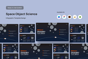 Space Objects Science Infographic V2, a Presentation Template by productype1