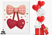 Faux Crochet Valentines Day Png, an Illustration by Daily.Designs (Thumbnail 4 of 5)