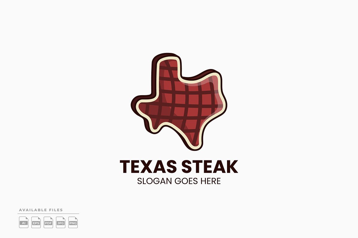 Texas Steak Logo, a Branding & Logo Template by Zeer Graphic