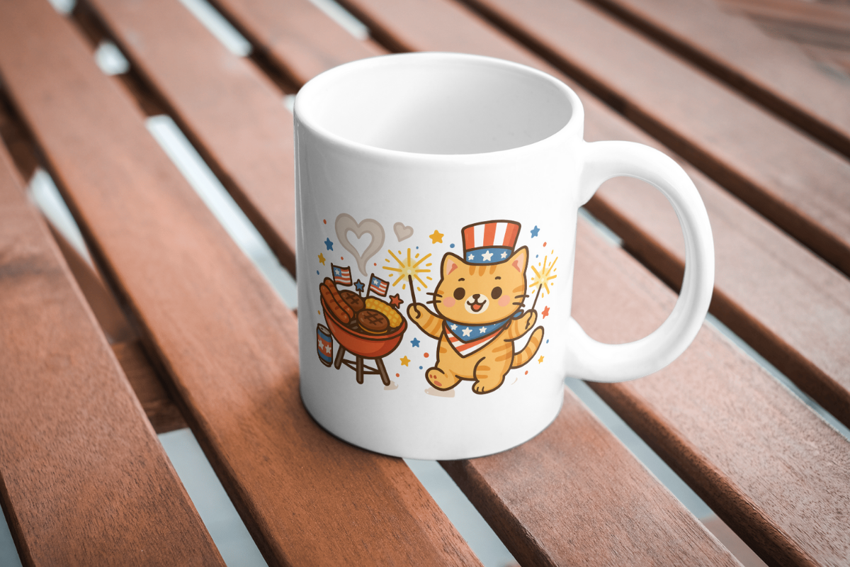 BBQ Cat Celebration PNG – Sublimatio, a Seasonal Illustration by Smillyy Threads (Photo 4 of 6)