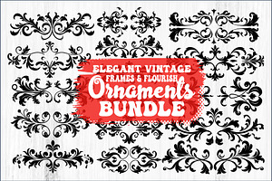 Elegant Vintage Frames Ornament, a Graphic by BIPLOB EXPERT