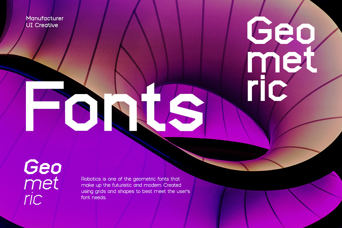 Robotika Modern San Serif Font, a Sans Serif Font by UICreative (Photo 4 of 12)