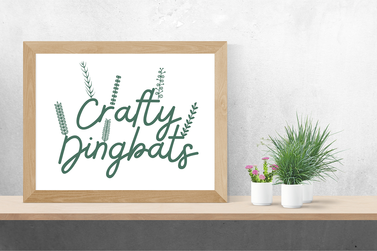 Crownleaf Dingbat, a Symbol Font by Dm Studio (Photo 6 of 7)