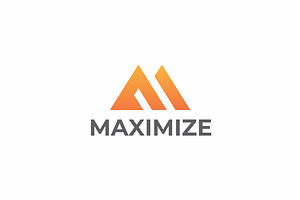 Maximize Letter M Logo Design