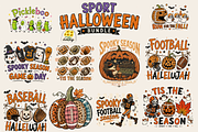Vintage Sport Halloween Png Bundle, an Object Graphic by Daisy Design (Thumbnail 1 of 21)