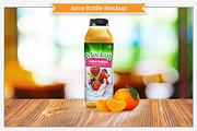 Juice Bottle Mockup, a Packaging Mockup by Plus Media (Thumbnail 2 of 5)