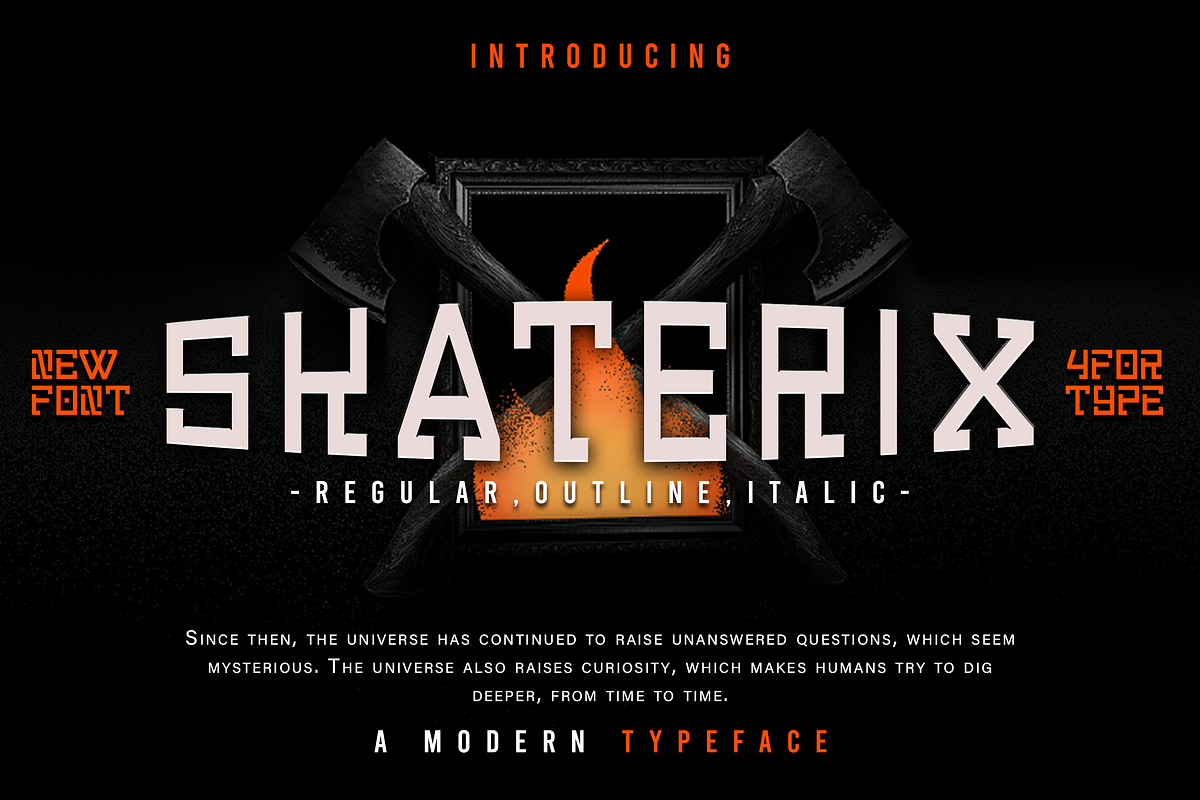 Skaterix - Sport Typeface, a Sans Serif Font by Meizzaluna Design (Photo 1 of 10)