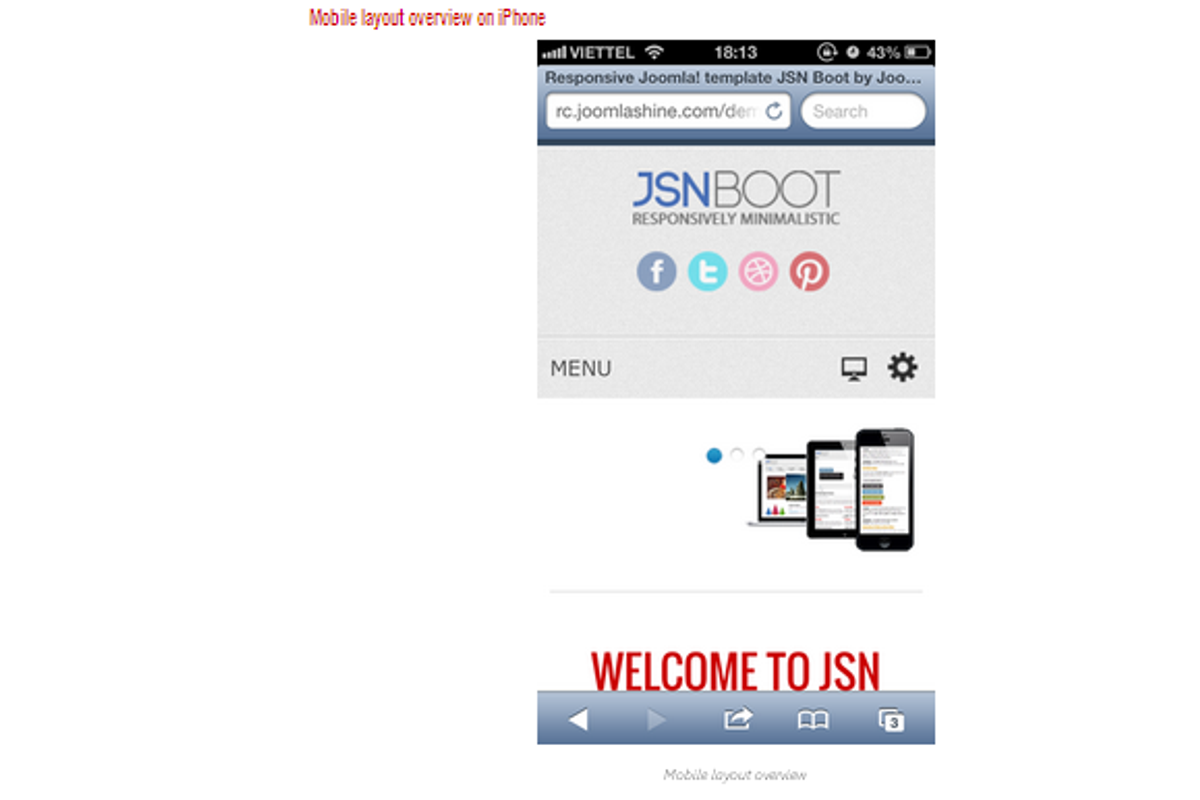 JSN Boot - Joomla Free Theme, a Websites & App Template by JoomlaShine (Photo 2 of 5)