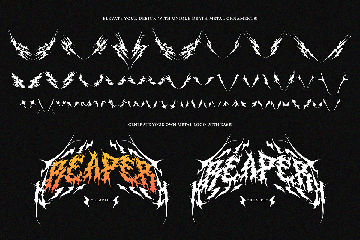 Mortal Reign | Dragonic Black Metal, a Blackletter Font by Ardana Creative (Photo 4 of 11)