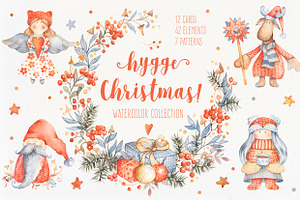 Hygge Christmas Watercolor Set