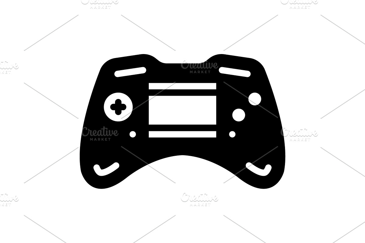 Game controller solid icon, a Solid Icon by Creative priyanka