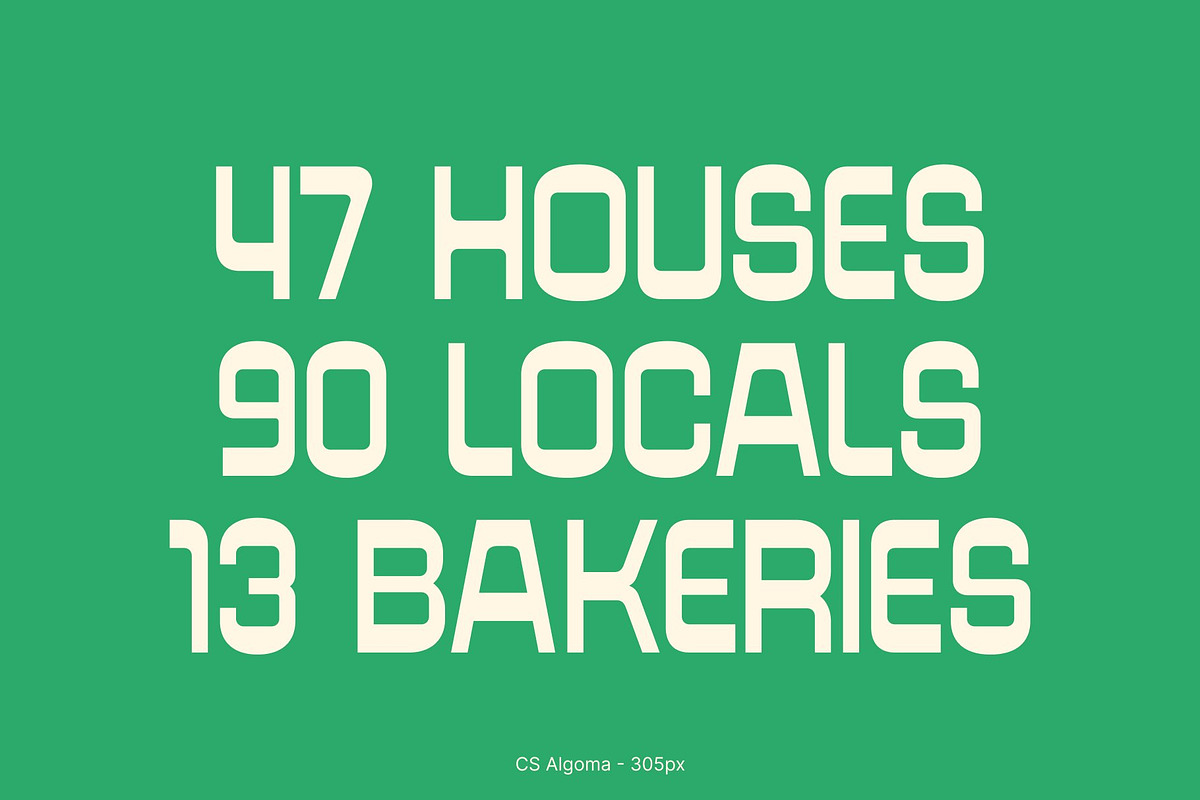 CS Algoma – Reverse Contrast Font, a Sans Serif Font by Craft Supply Co. (Photo 8 of 8)