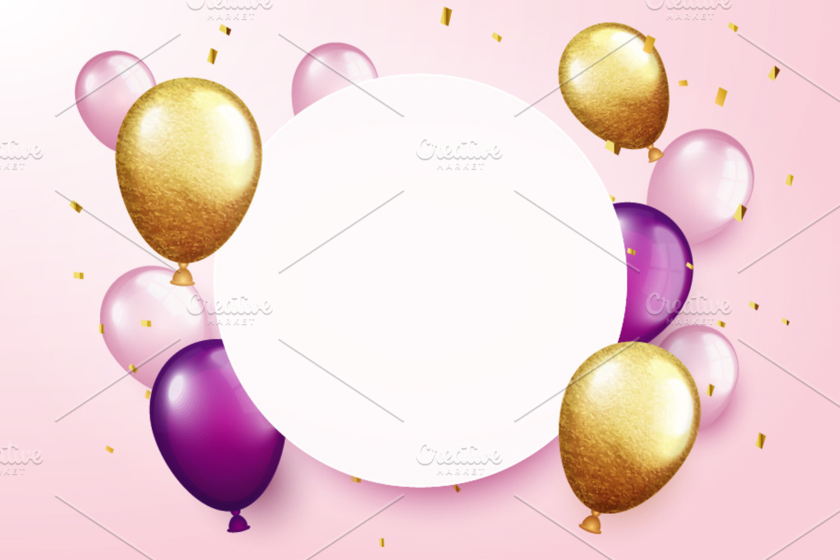 Rose Celebration Or Party Background, a Background Graphic by Black White Mouse Design (Photo 1 of 3)