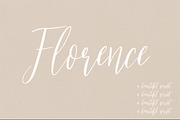 Florence | A Beautiful Script, a Script Font by Jen Wagner Co (Thumbnail 5 of 5)