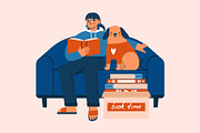 World Book Day. Vector collection, an Education Illustration by Renberrry.Store (Thumbnail 11 of 12)