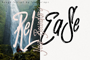 Bravest rough script font, a Script Font by SSI.Scraps (Thumbnail 8 of 11)