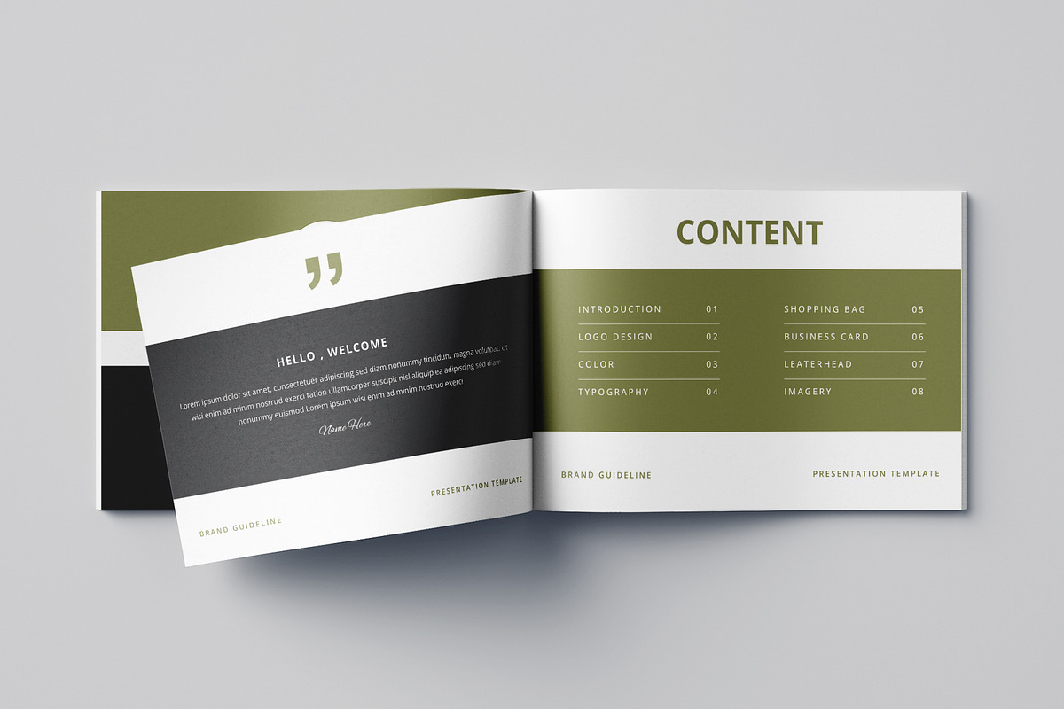 Brand Guidelines, a Brochure Template by Pixelpick (Photo 2 of 10)