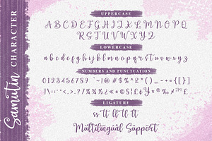 Samutin Lovely Calligraphy Font