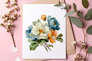 Spring daisy flower clipart, an Illustration by SinaCreation (Thumbnail 7 of 11)