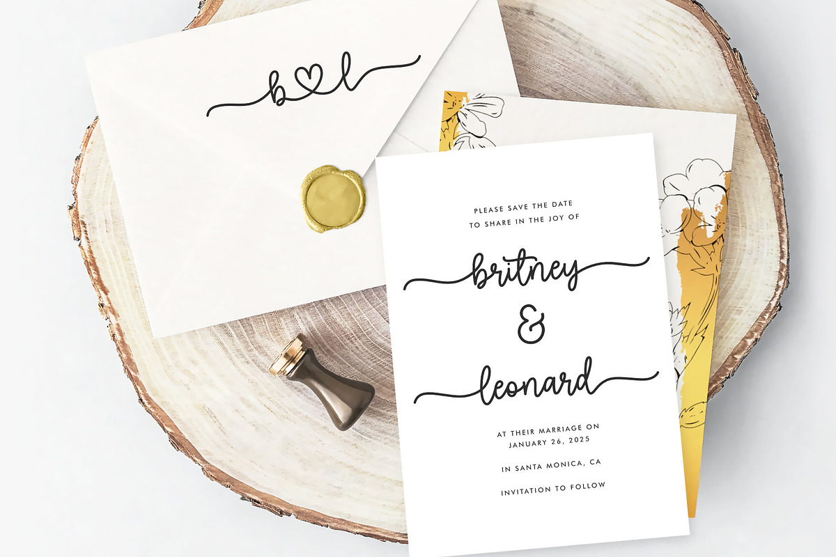 Jaime Bella - Wedding Heart Font, a Script Font by Jimtype Studio (Photo 5 of 10)