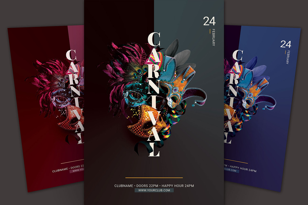 Masquerade Ball Flyer, a Flyer Template by styleWish