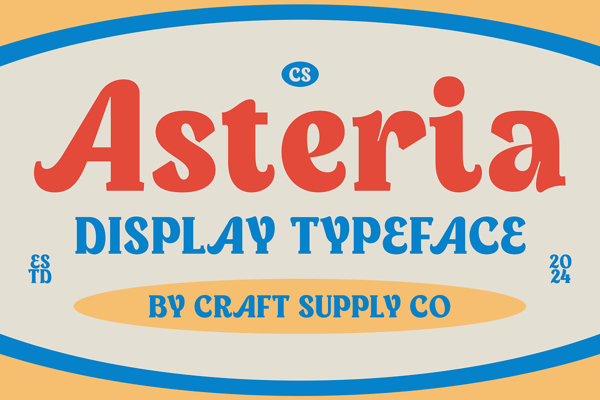 CS Asteria – Classic Font, a Serif Font by Craft Supply Co. (Photo 1 of 8)