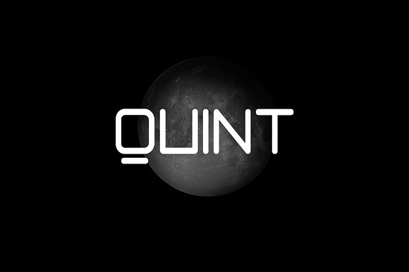 Quint Techno New Age Typeface