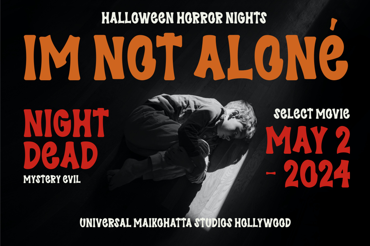 Los Send - Modern Scary Font, a Handwritten Font by MaikoHatta (Photo 2 of 6)