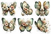 Whimsical Easter Butterfly Clipart, an Illustration by Daily.Designs (Thumbnail 7 of 8)