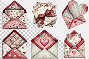 Romantic Valentine Letters Clipart B, an Illustration by SVGArt (Thumbnail 8 of 8)
