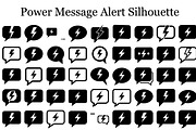 Power Message Alert Silhouettes, a Graphic by hafijul (Thumbnail 1 of 11)
