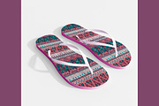 Realistic Flip Flops Mock up, a Product Mockup by zeffir (Thumbnail 2 of 4)