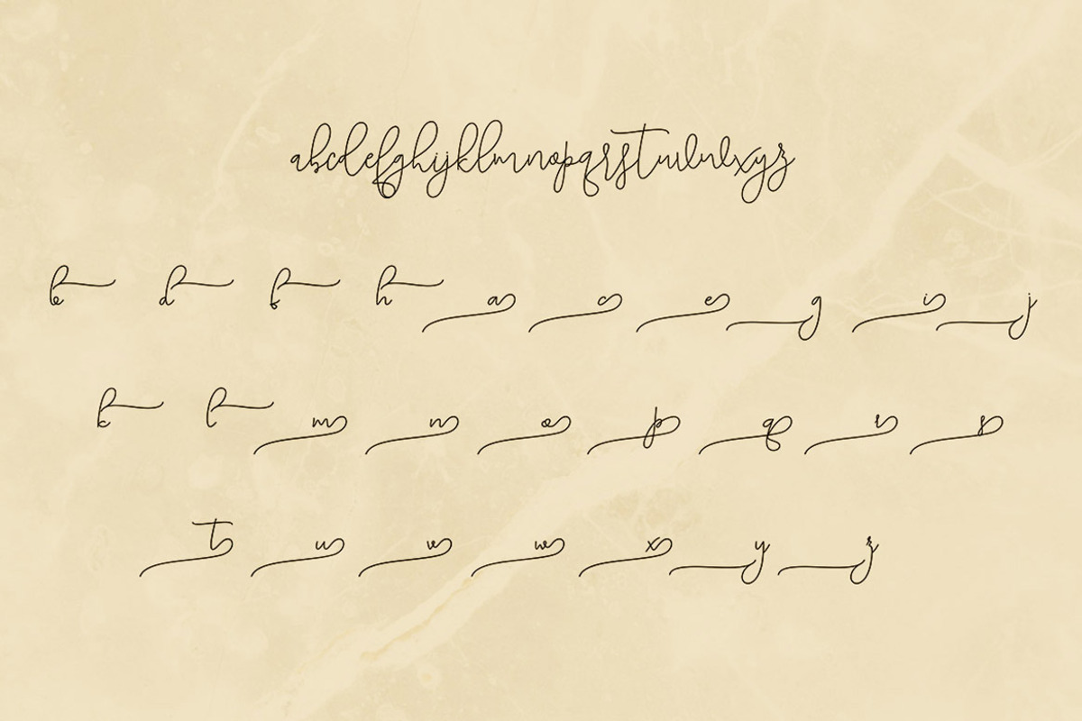Highsoul Script Font preview 7