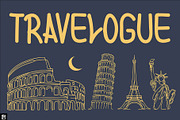 Travelogue Typeface, a Blackletter Font by Nouric Design (Thumbnail 2 of 7)