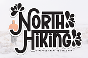 North Hiking | Script Font, a Script Font by Scratchones (Thumbnail 1 of 9)