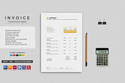 Invoice Template, a Stationery Template by artisanHR (Thumbnail 1 of 7)