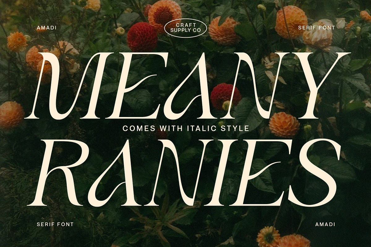 Amadi - Quirky Serif Font, a Serif Font by Craft Supply Co. (Photo 8 of 8)