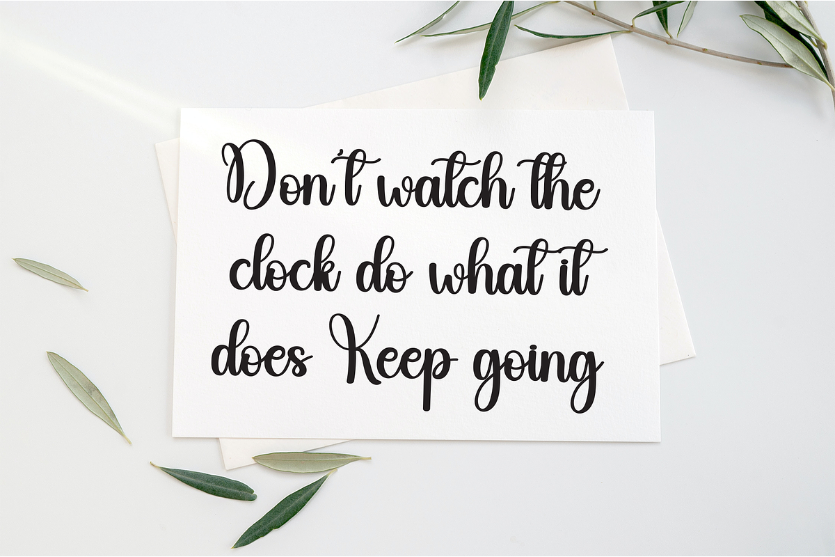 Quality | Script Font, a Handwritten Font by Scratchones (Photo 4 of 8)