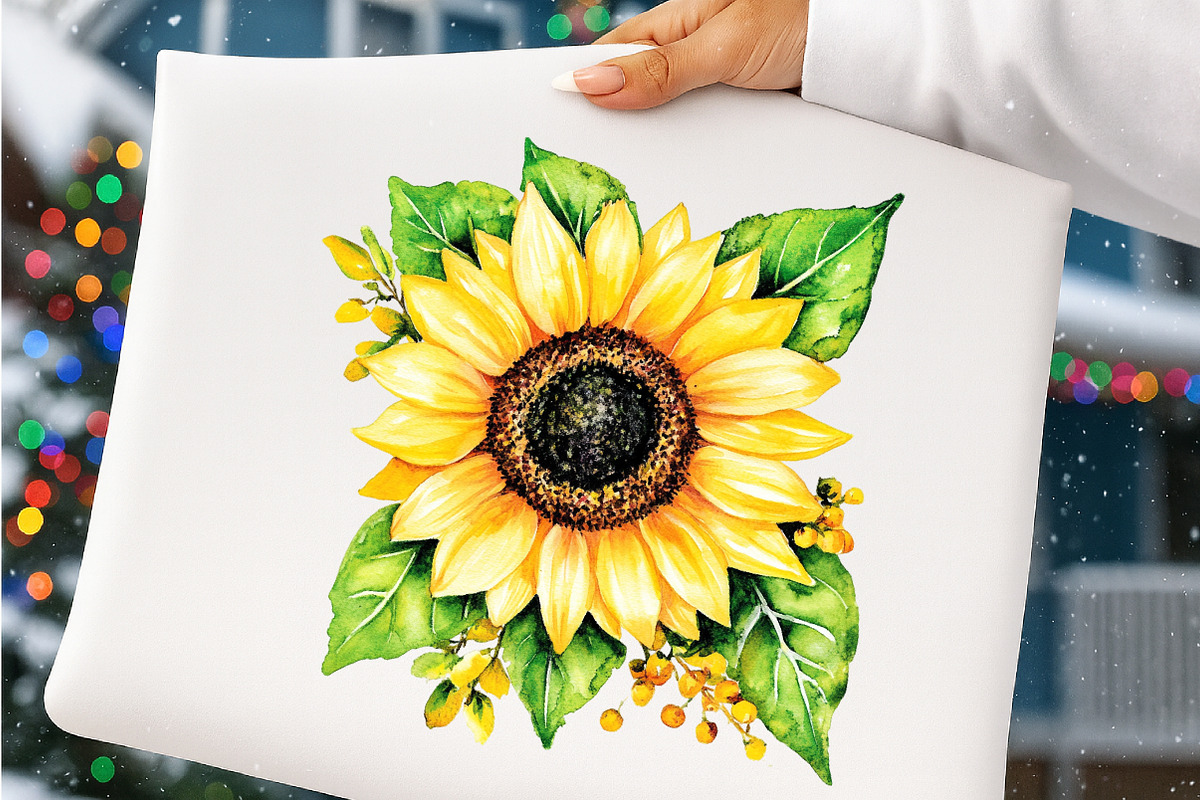 Watercolor Summer Vibe Clipart, an Illustration by SinaCreation (Photo 5 of 9)