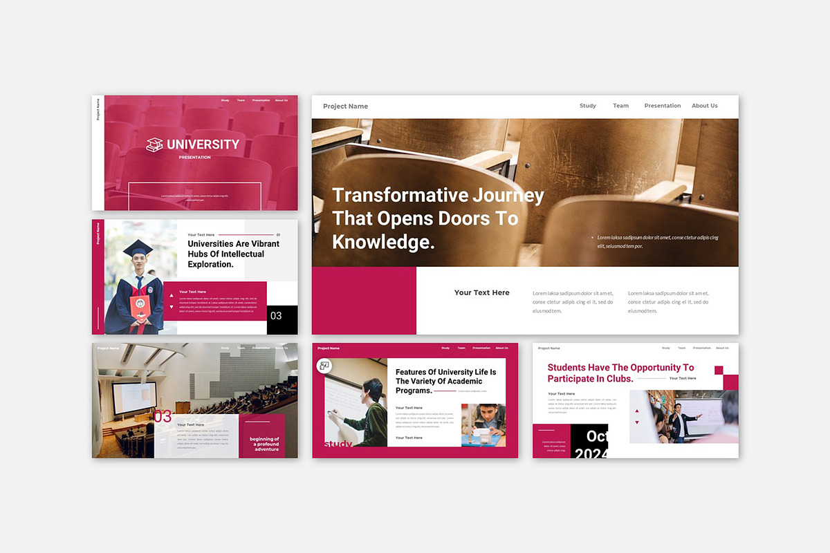 University College Academic PPT, a Presentation Template by Robs Daily Design (Photo 7 of 9)