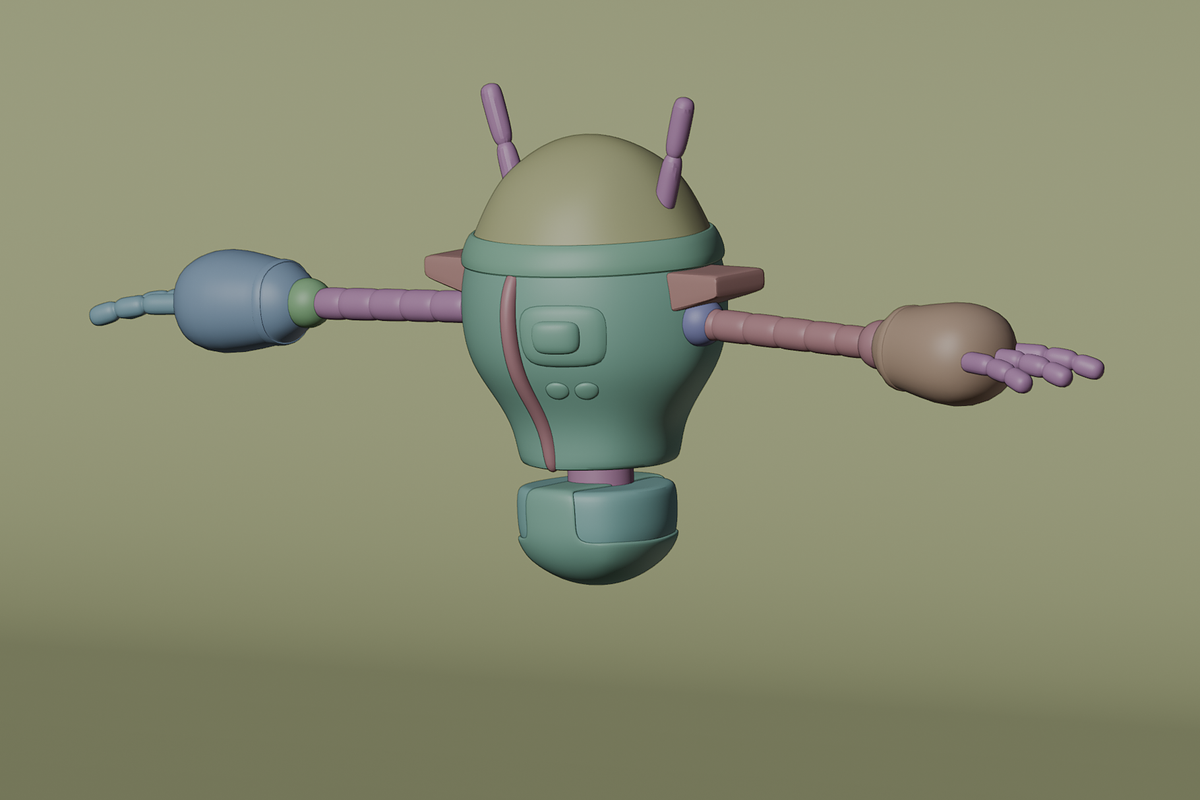 Cyber Tech 3D Character Pack, a Characters & Person 3D Model by Dudukbersama (Photo 7 of 9)
