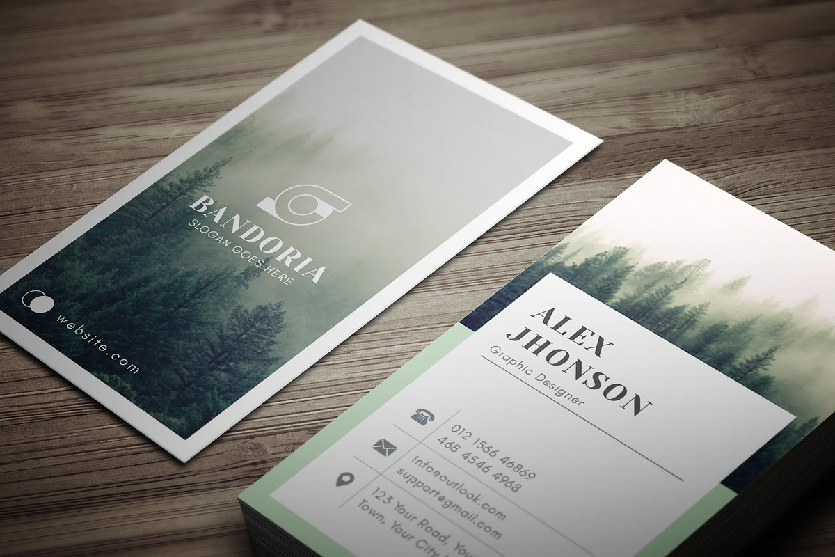 Business Card, a Business Card Template by TelaTemplates (Photo 8 of 8)