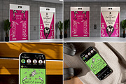 34 Halloween Party Event Mockups, an Advertising Mockup by Vitora Mockup (Thumbnail 8 of 12)