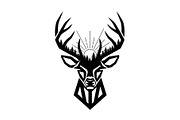 Artistic Geometric Deer Head Bundle, an Illustration by yasushie (Thumbnail 16 of 31)