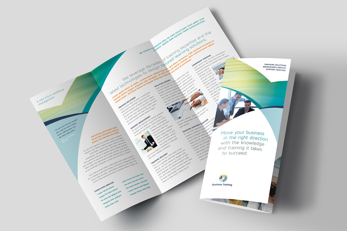 Business Training Brochure Template, a Brochure Template by StockLayouts (Photo 1 of 4)