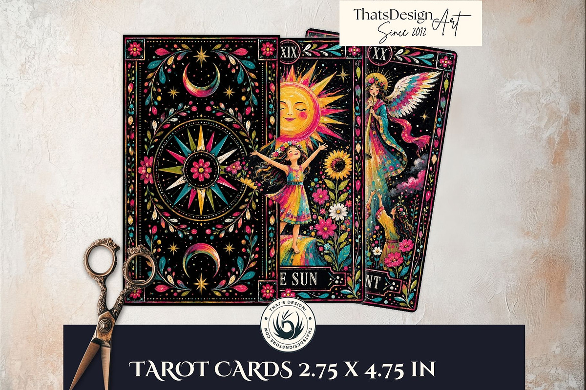 The Painted Bloom Tarot Major Arcana, a Decorative Illustration by ThatsDesignArt (Photo 11 of 11)