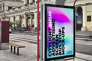Warsaw Citylight Ad Bus Stop 8 v2, an Advertising Mockup by Graphic Shelter (Thumbnail 5 of 5)
