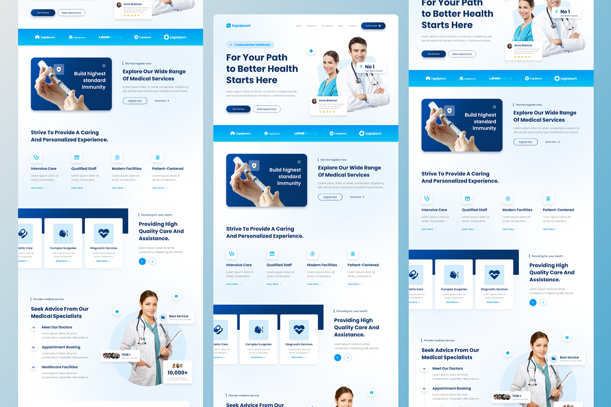 Health Hub - Medical Landing Page, a Landing Page Template by SquidPixey (Photo 5 of 5)
