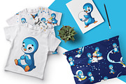 cute penguins, an Illustration by tata_ota (Thumbnail 3 of 3)
